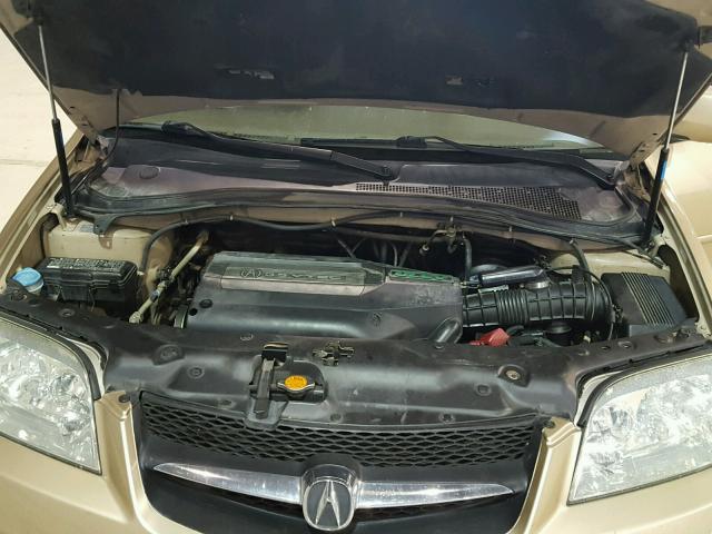 2HNYD18641H521235 - 2001 ACURA MDX TOURIN GOLD photo 7