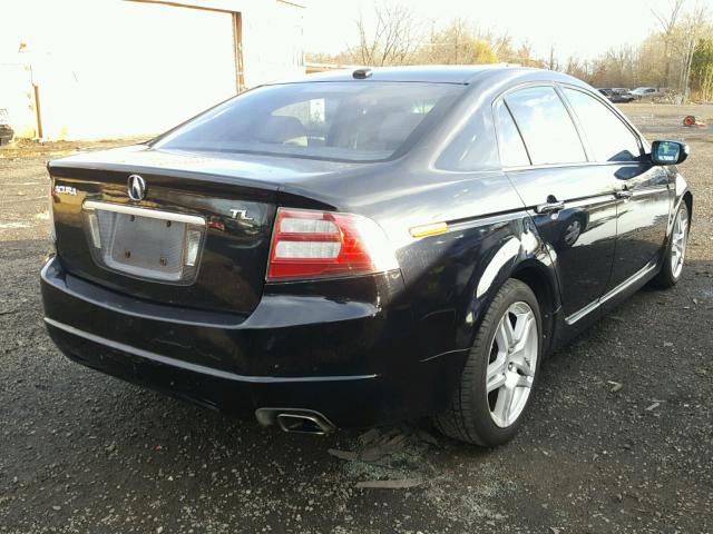 19UUA66277A017751 - 2007 ACURA TL BLACK photo 4