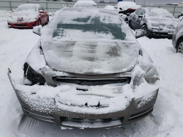 1G1ZC5E11BF302659 - 2011 CHEVROLET MALIBU 1LT GRAY photo 9