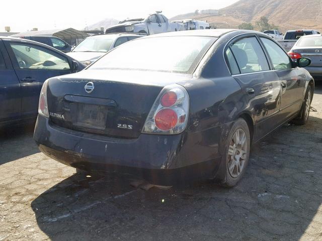 1N4AL11DX5N483838 - 2005 NISSAN ALTIMA S BLACK photo 4