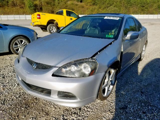 JH4DC530X5S019103 - 2005 ACURA RSX TYPE-S SILVER photo 2