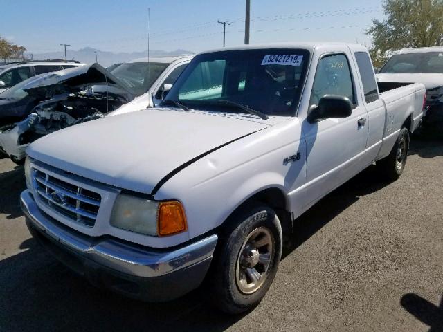 1FTYR44E72PA50233 - 2002 FORD RANGER SUP WHITE photo 2