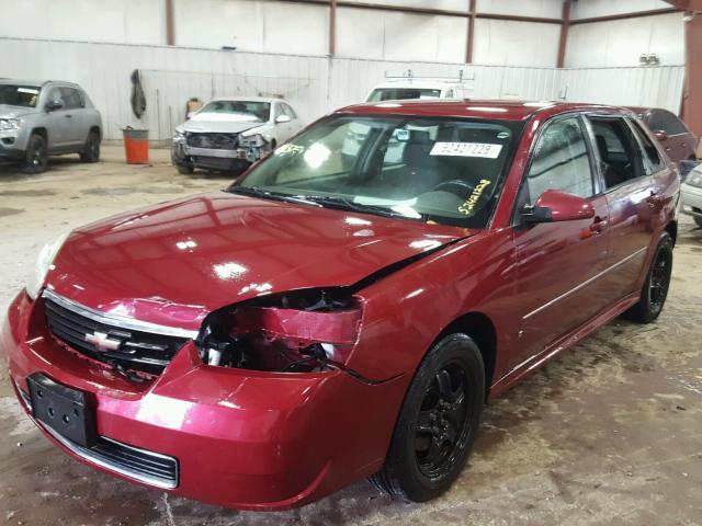 1G1ZT61876F192716 - 2006 CHEVROLET MALIBU MAX მუქწითელი ფოტო 2