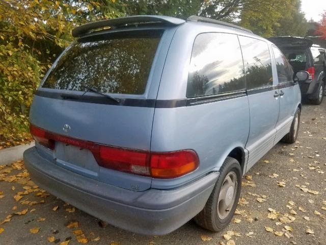 JT3AC12R9N1045487 - 1992 TOYOTA PREVIA LE BLUE photo 4