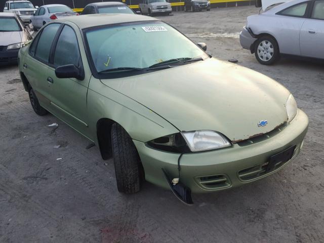 1G1JC524927231586 - 2002 CHEVROLET CAVALIER B GREEN photo 1