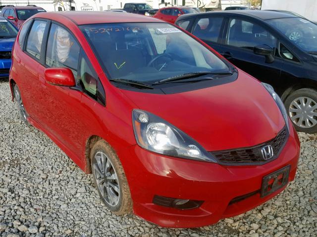 JHMGE8H59CC013541 - 2012 HONDA FIT SPORT RED photo 1