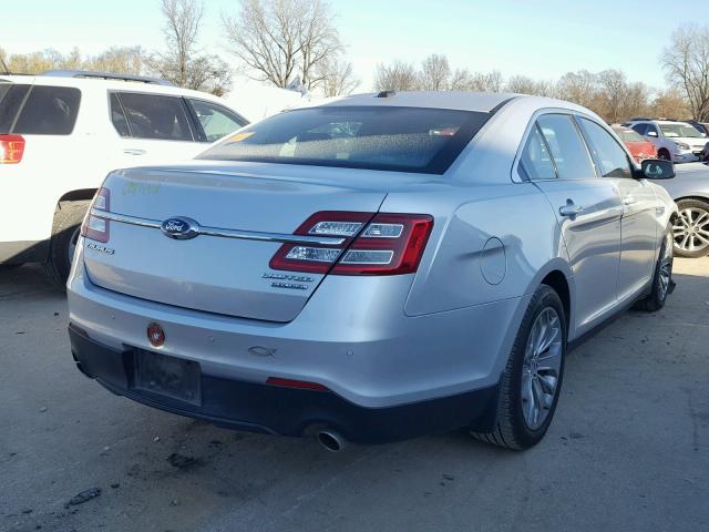 1FAHP2F82DG129531 - 2013 FORD TAURUS LIM SILVER photo 4