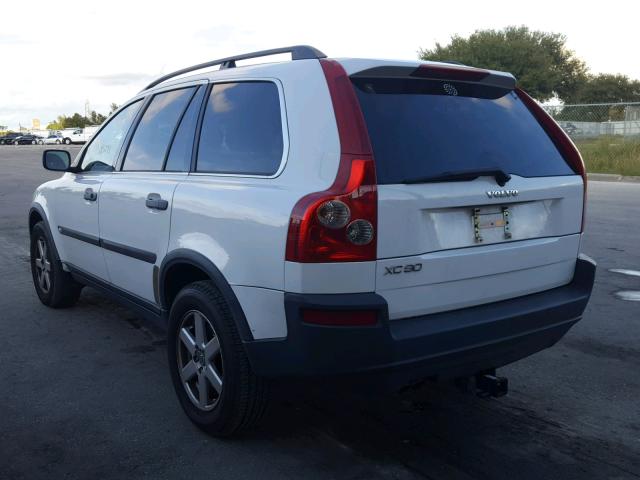 YV4CY592X61255147 - 2006 VOLVO XC90 WHITE photo 3