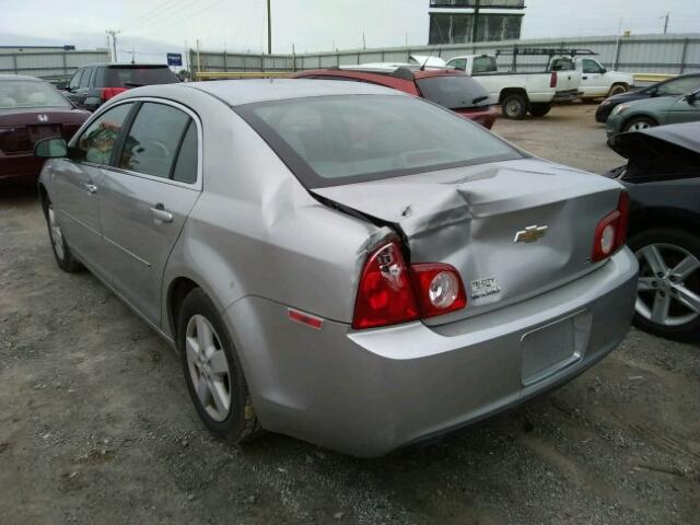 1G1ZG57B48F292003 - 2008 CHEVROLET MALIBU LS SILVER photo 3