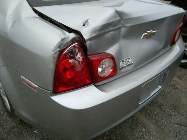 1G1ZG57B48F292003 - 2008 CHEVROLET MALIBU LS SILVER photo 9