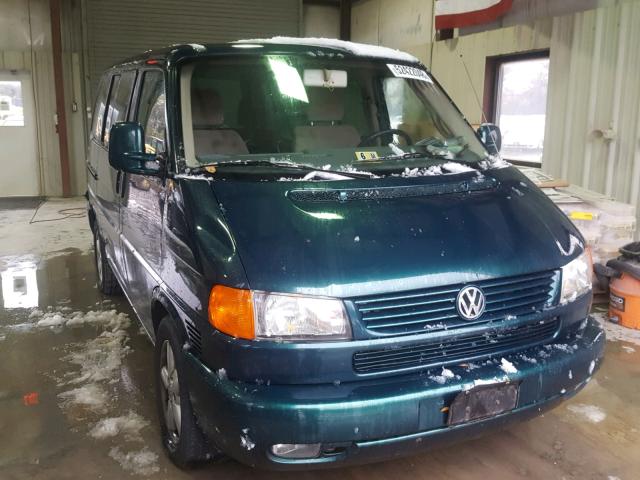 WV2KB47013H041972 - 2003 VOLKSWAGEN EUROVAN GL GREEN photo 1