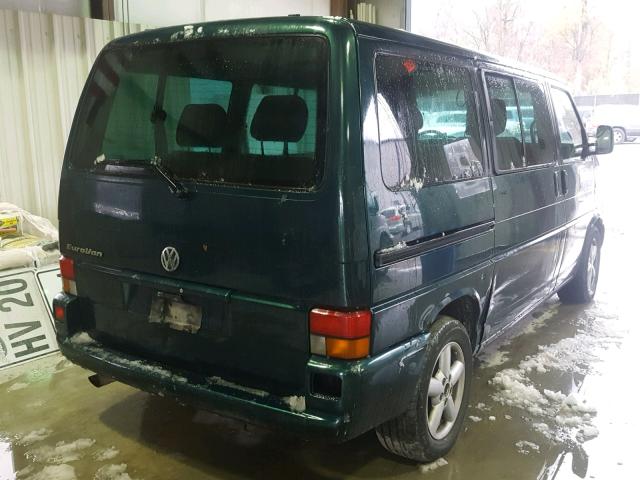 WV2KB47013H041972 - 2003 VOLKSWAGEN EUROVAN GL GREEN photo 4