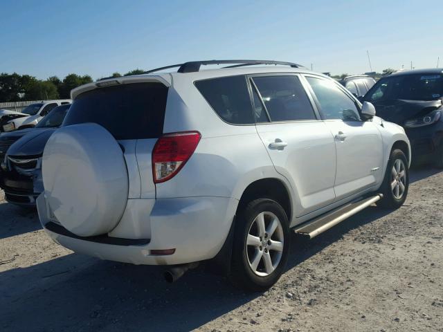 JTMZD31V575036710 - 2007 TOYOTA RAV4 LIMIT WHITE photo 4