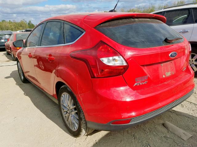 1FAHP3M28CL428029 - 2012 FORD FOCUS SEL RED photo 3