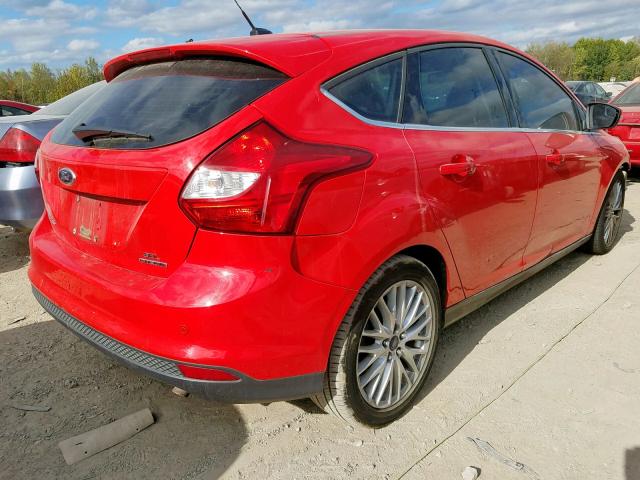 1FAHP3M28CL428029 - 2012 FORD FOCUS SEL RED photo 4