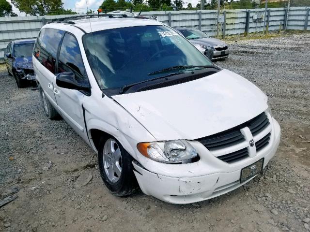 1D4GP45R07B175732 - 2007 DODGE CARAVAN SX WHITE photo 1