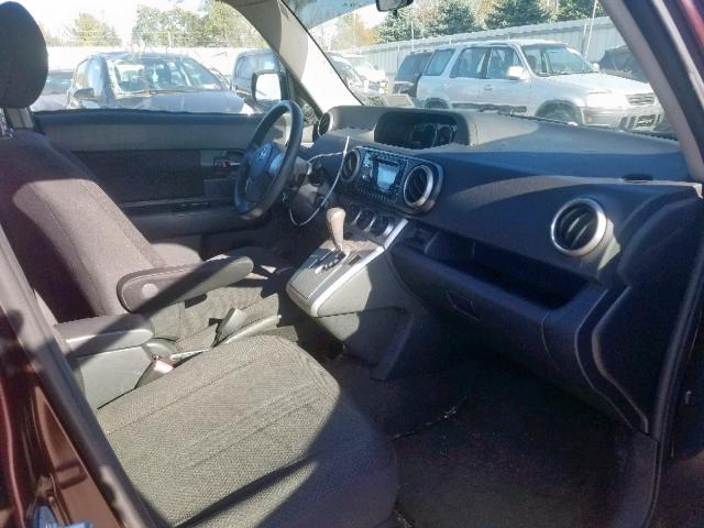 JTLKE50E191078348 - 2009 TOYOTA SCION XB 栗色 照片 5