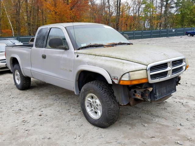 1B7GG22Y0XS124373 - 1999 DODGE DAKOTA SILVER photo 1