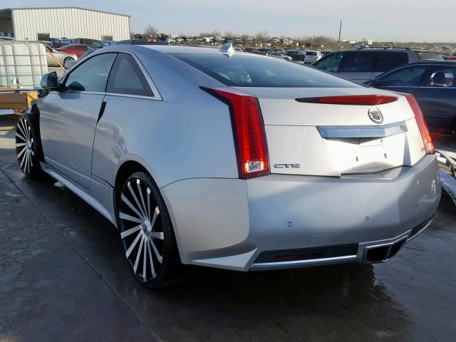 1G6DS1ED5B0111176 - 2011 CADILLAC CTS PREMIU SILVER photo 3