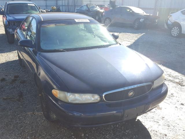 2G4WS52J021145565 - 2002 BUICK CENTURY CU BLUE photo 1