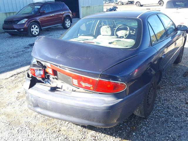 2G4WS52J021145565 - 2002 BUICK CENTURY CU BLUE photo 4