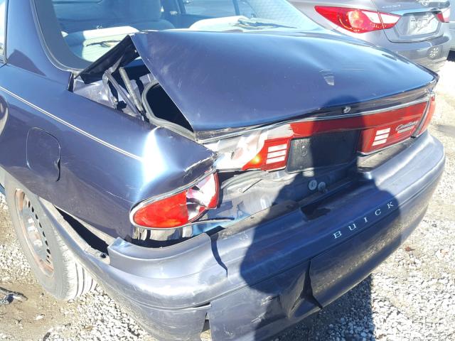 2G4WS52J021145565 - 2002 BUICK CENTURY CU BLUE photo 9