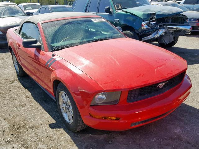 1ZVFT84N175279037 - 2007 FORD MUSTANG RED photo 1