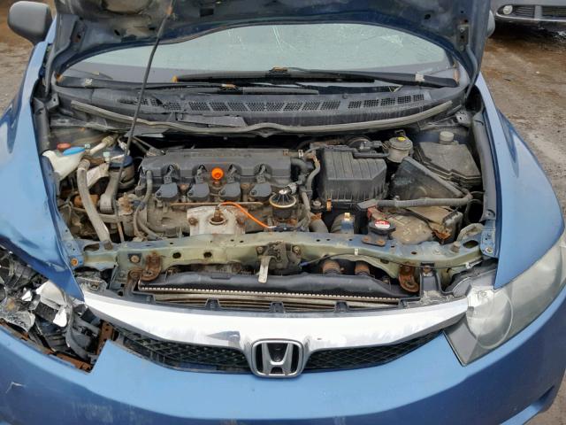 2HGFA1E28AH044950 - 2010 HONDA CIVIC DX BLUE photo 7