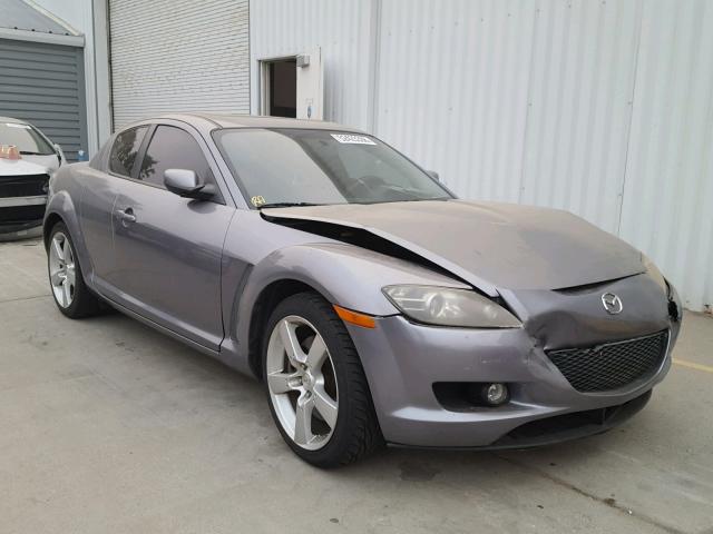 JM1FE17N640137940 - 2004 MAZDA RX8 GRAY photo 1