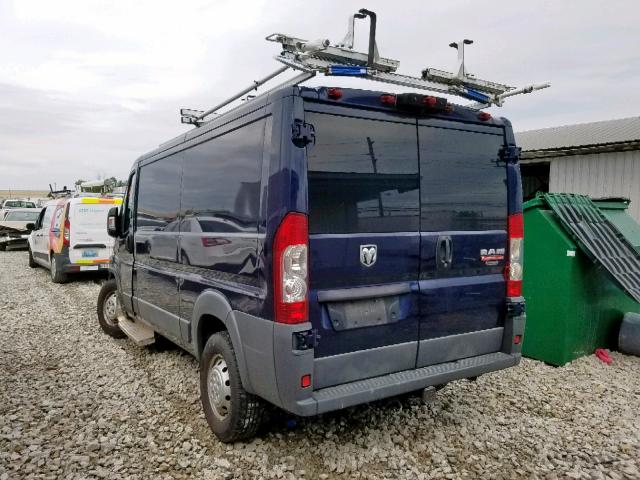 3C6TRVAG9HE500311 - 2017 RAM PROMASTER Mavi foto 3