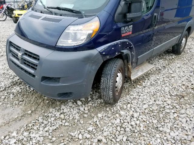 3C6TRVAG9HE500311 - 2017 RAM PROMASTER Mavi foto 9
