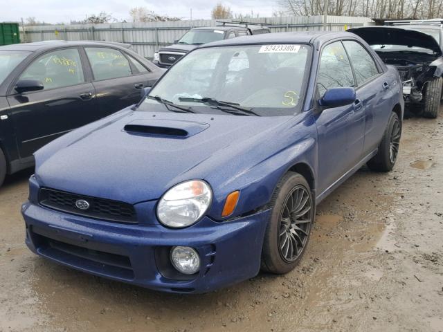 JF1GD67502H501990 - 2002 SUBARU IMPREZA RS BLUE photo 2