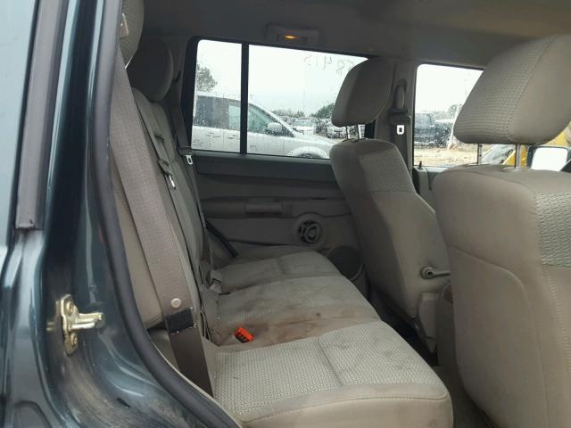 1J8HG48K46C104468 - 2006 JEEP COMMANDER GREEN photo 6