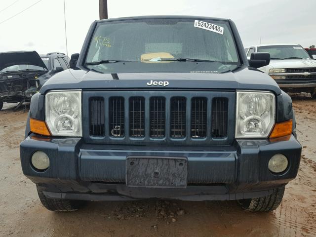 1J8HG48K46C104468 - 2006 JEEP COMMANDER GREEN photo 9