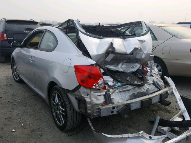 JTKDE177350035434 - 2005 TOYOTA SCION TC 银色 照片 3