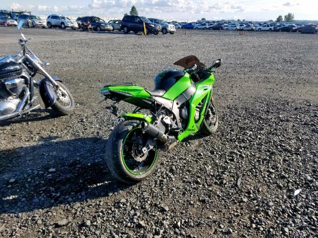 JKAZXCJ12BA001864 - 2011 KAWASAKI ZX1000 J GREEN photo 4