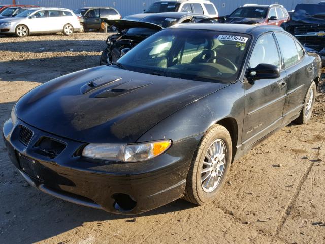 1G2WP52KX1F205832 - 2001 PONTIAC GRAND PRIX BLACK photo 2