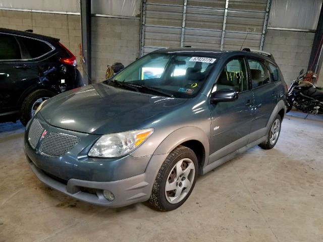 5Y2SM65896Z425333 - 2006 PONTIAC VIBE BLUE photo 2