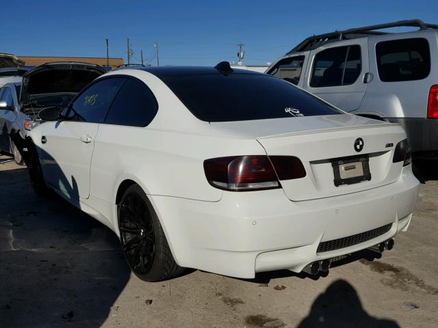 WBSWD93509P361669 - 2009 BMW M3 WHITE photo 3