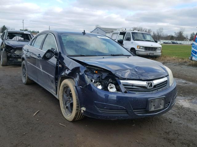 1G8ZS57B58F289644 - 2008 SATURN AURA XE BLUE photo 1