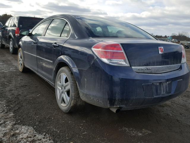 1G8ZS57B58F289644 - 2008 SATURN AURA XE BLUE photo 3