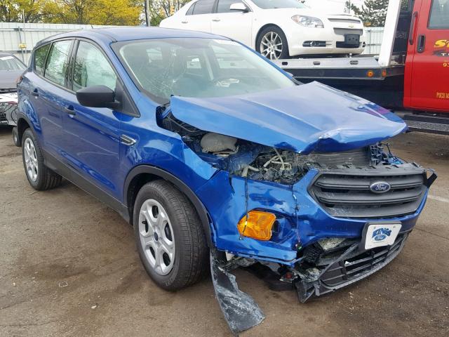 1FMCU0F7XKUC49581 - 2019 FORD ESCAPE S BLUE photo 1