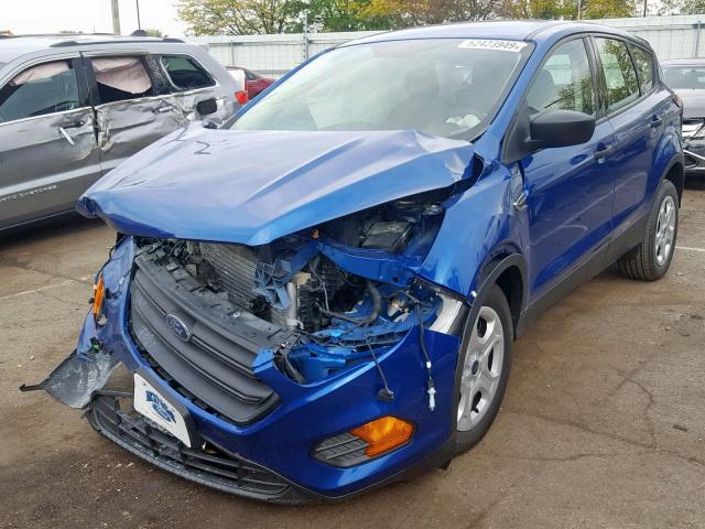 1FMCU0F7XKUC49581 - 2019 FORD ESCAPE S BLUE photo 2