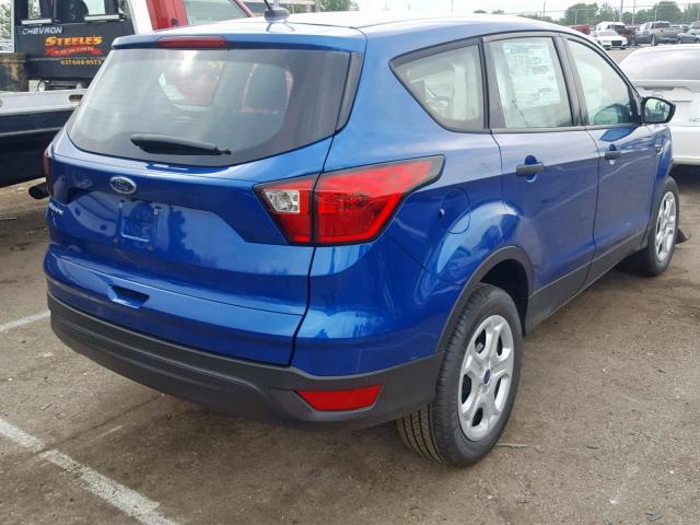 1FMCU0F7XKUC49581 - 2019 FORD ESCAPE S BLUE photo 4