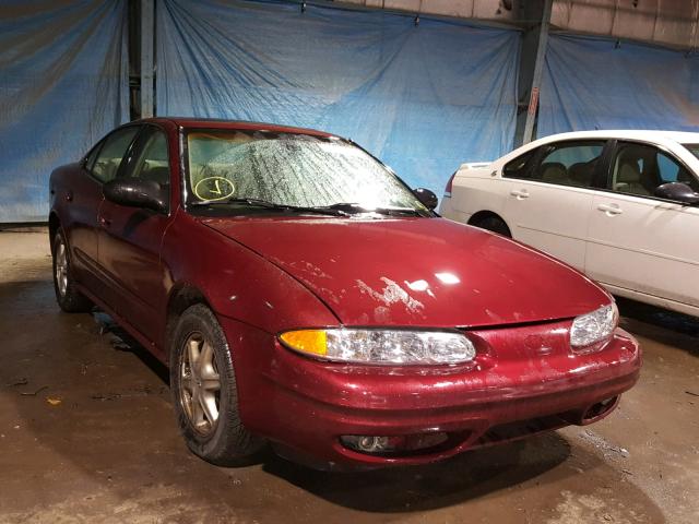 1G3NL52E33C146026 - 2003 OLDSMOBILE ALERO GL MAROON photo 1