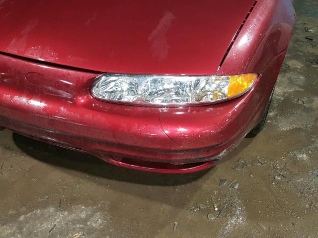 1G3NL52E33C146026 - 2003 OLDSMOBILE ALERO GL MAROON photo 9