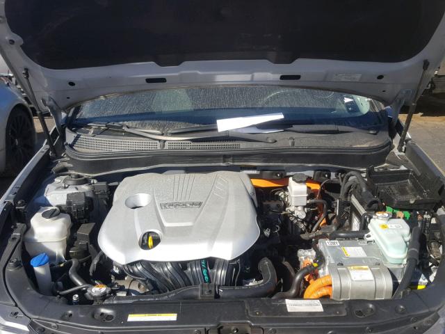 KMHEC4A40CA025996 - 2012 HYUNDAI SONATA HYB SILVER photo 7