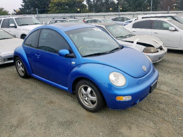 3VWDD21C11M420033 - 2001 VOLKSWAGEN NEW BEETLE ლურჯი ფოტო 1