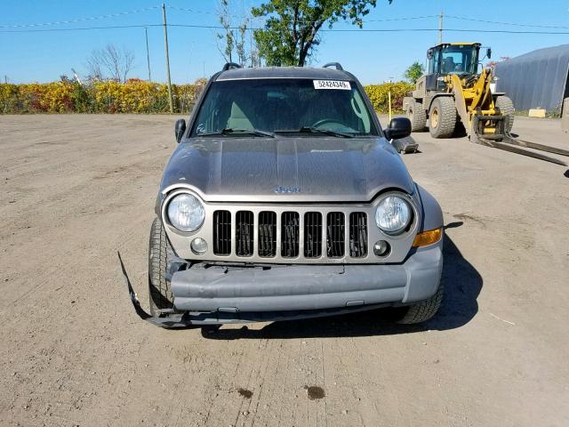 1J4GL48K45W578264 - 2005 JEEP LIBERTY SP BEIGE photo 9