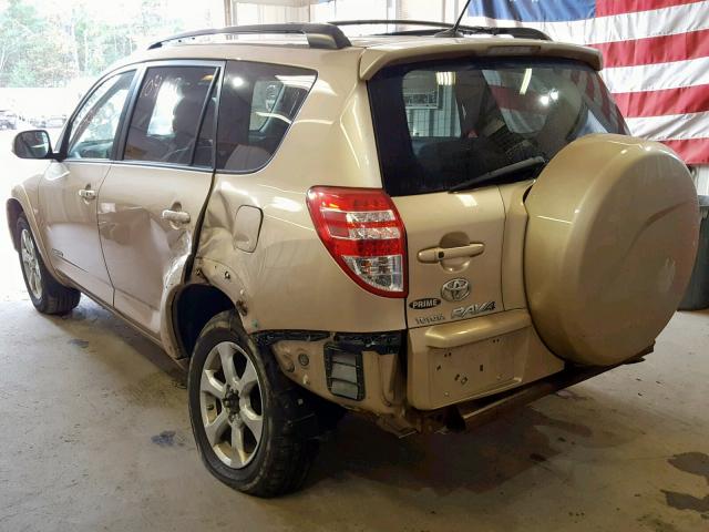 2T3DF4DV9AW064936 - 2010 TOYOTA RAV4 LIMIT GOLD photo 3